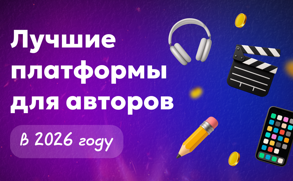 Лучшие платформы для авторов контента в 2026 году: где монетизировать авторский контент по подписке, видео и цифровые продукты