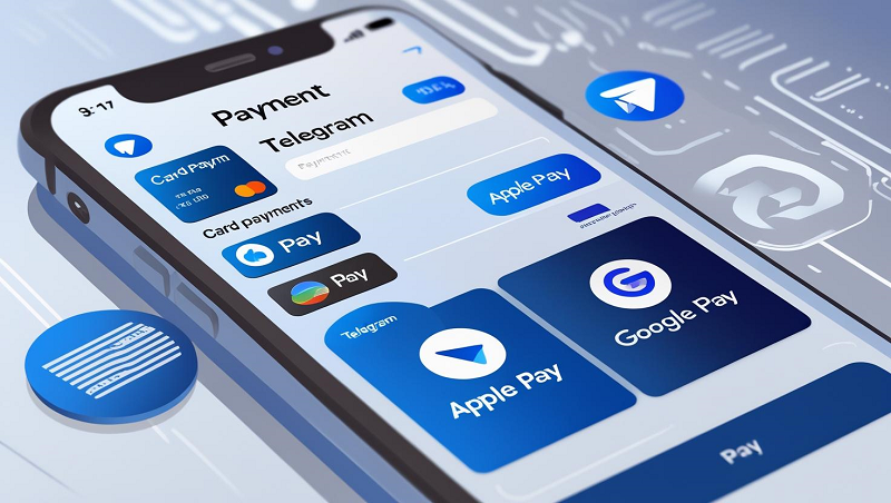 принимает платежи (карты, Apple Pay, Google Pay)